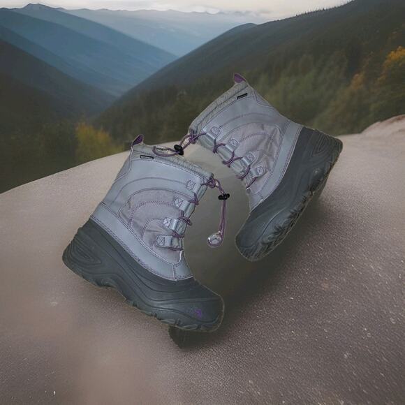 Girl's The North Face Alpenglow IV THERMAFELT Insulated Winter Snow Boots Size 4 - Picture 1 of 7